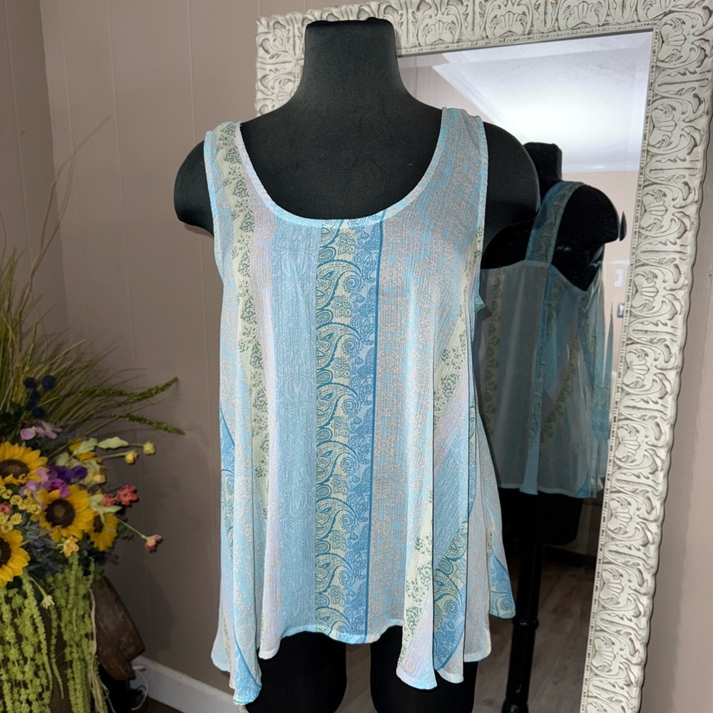 Simply Noelle • Sheer Tank Blouse